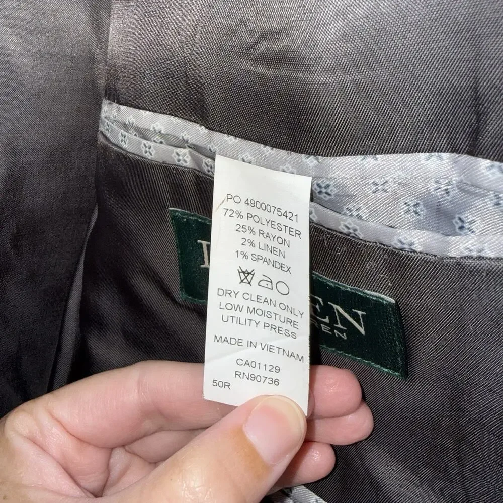 Lauren Ralph Lauren Men’s Blazer Sport Coat Gray Size 50R